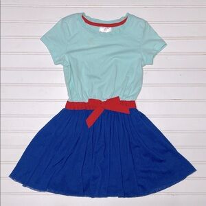 HANNA ANDERSSON VGUC Color Block Tulle Shirt Dress